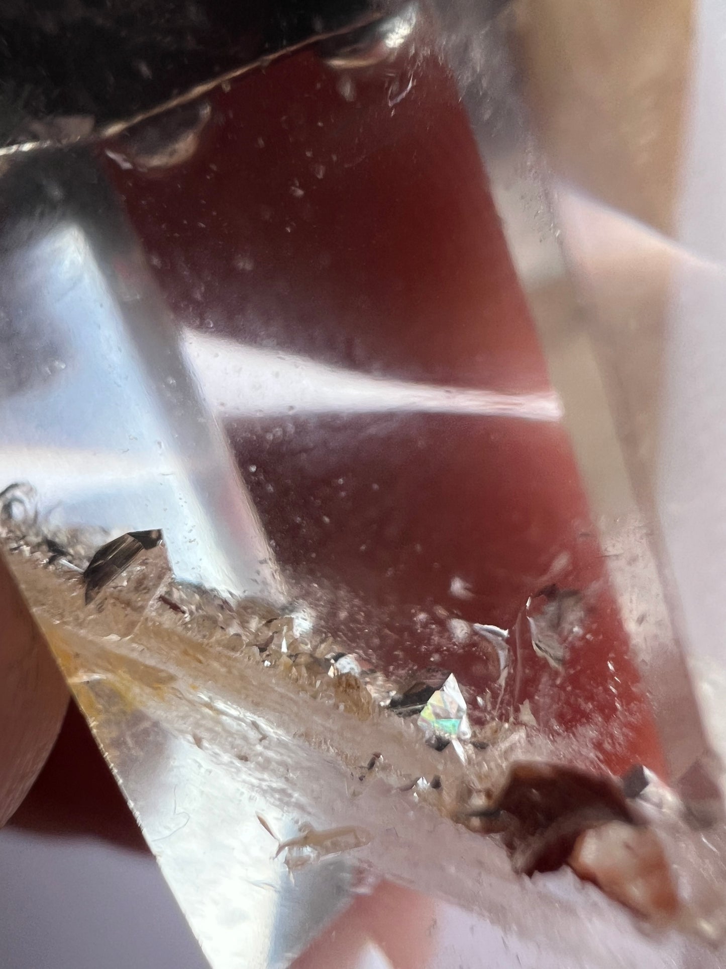 Colgante punta Quartz Beach