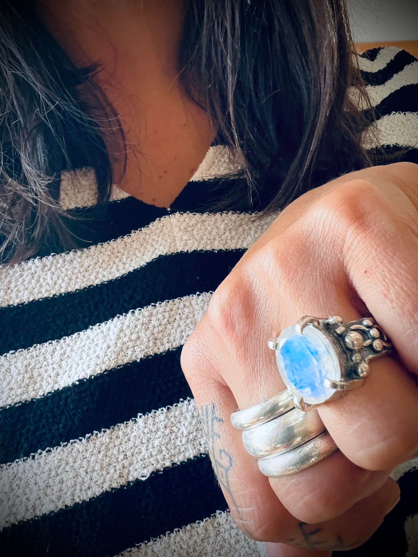 Anillo Pimp ovalado "chico" (Talla 13)