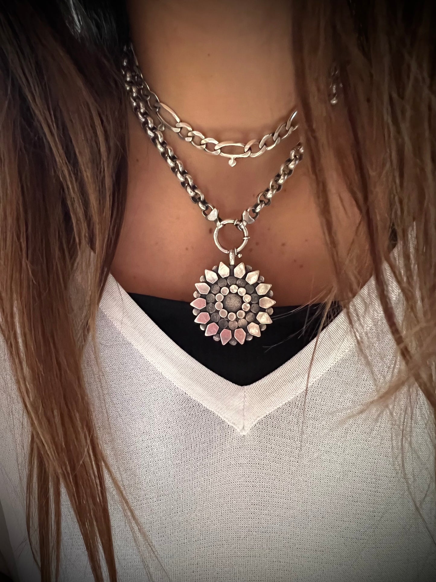 Colgante Mandaliquai Plain Relieve