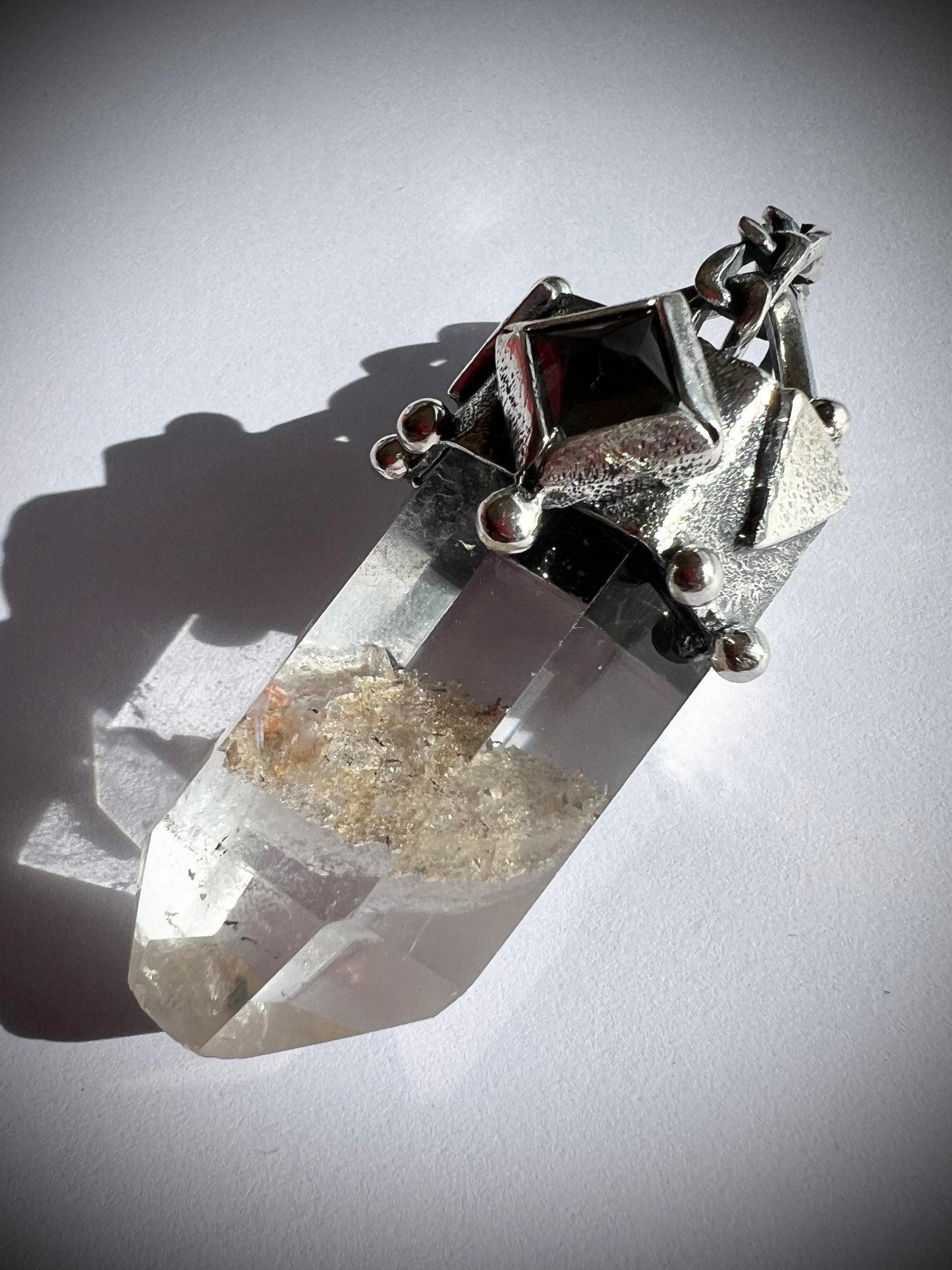 Colgante punta Quartz Beach