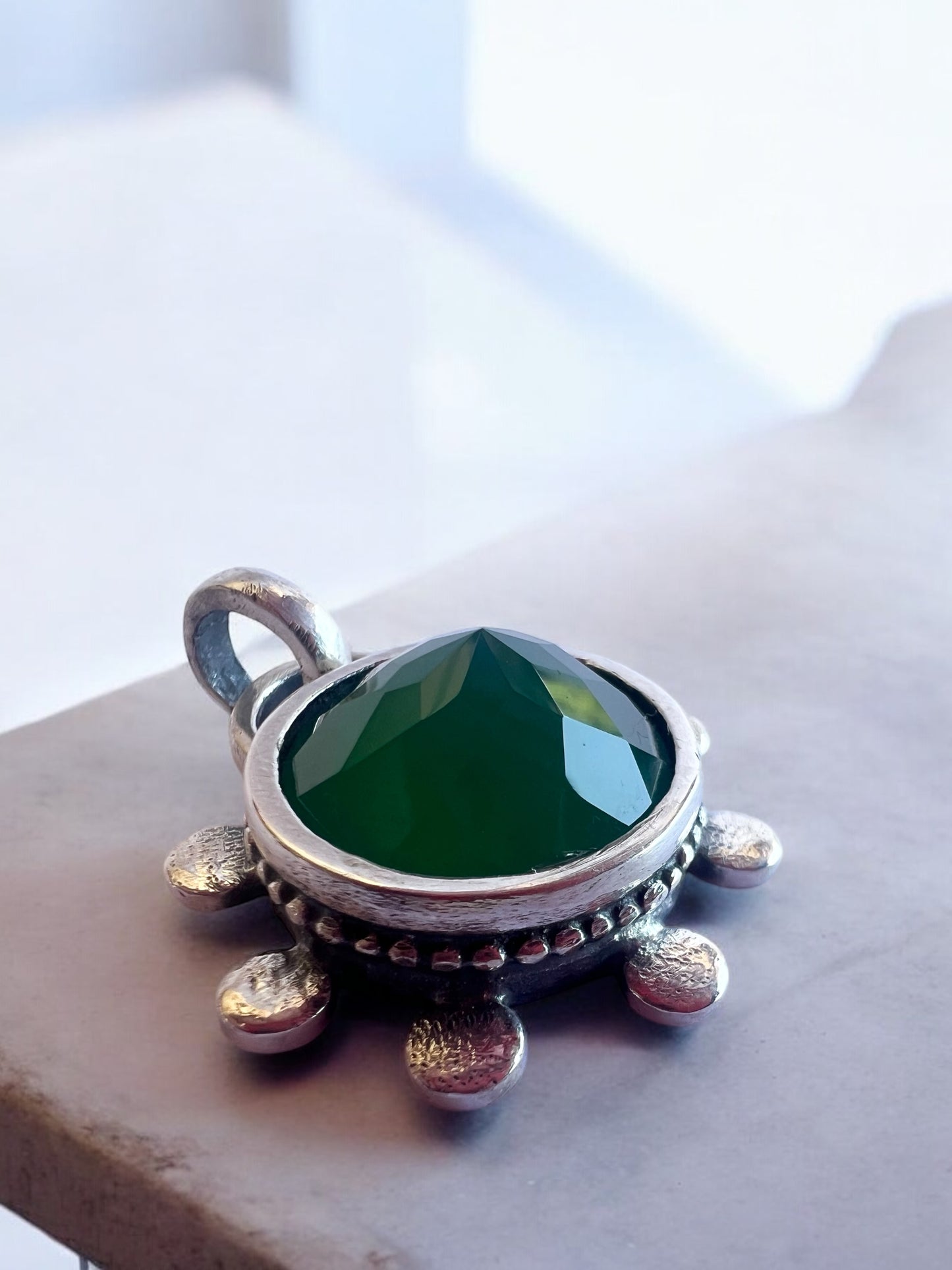 Colgante Roci - Ónix verde