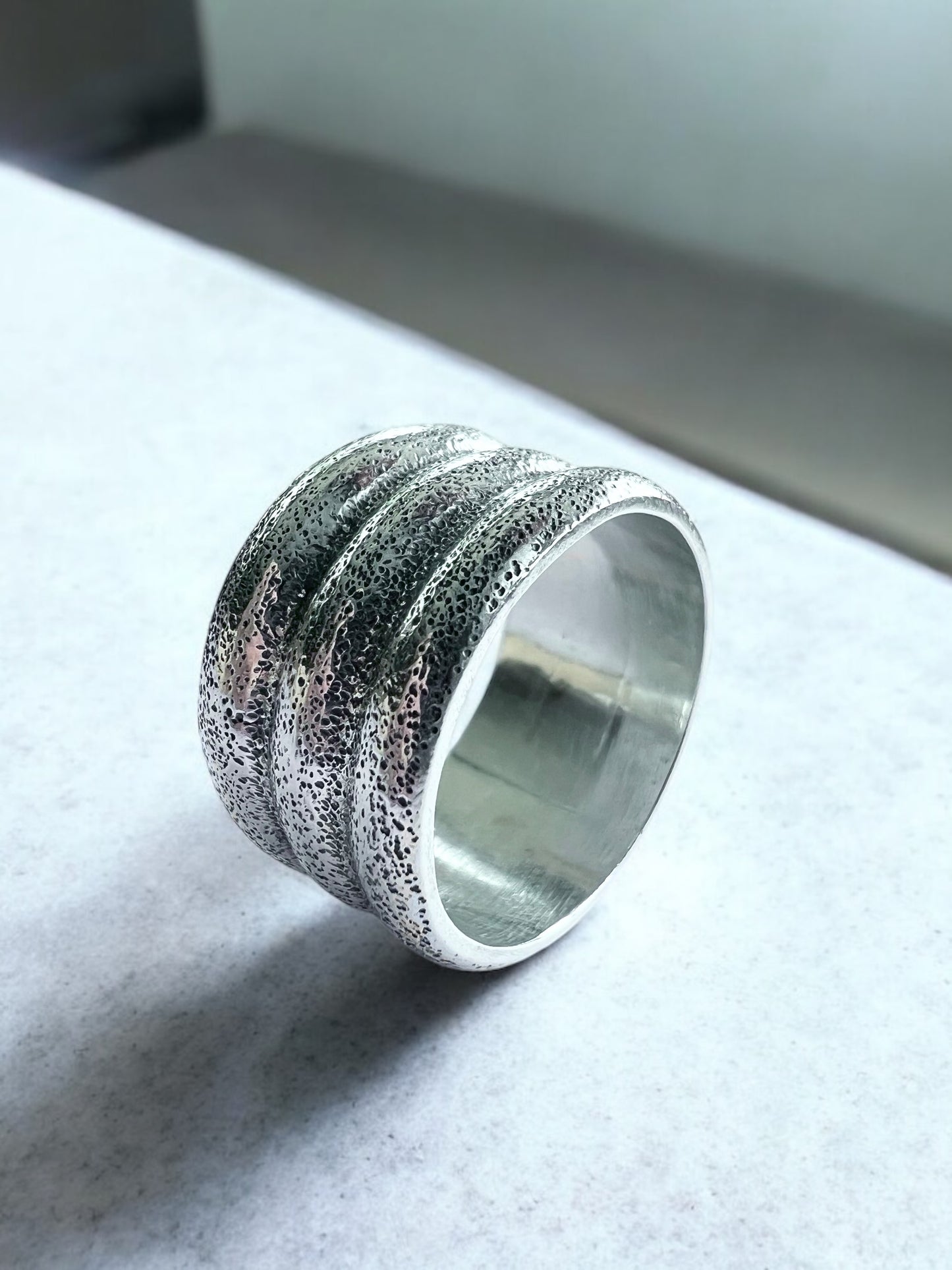 Anillo Media Caña Triple (Talla 17)