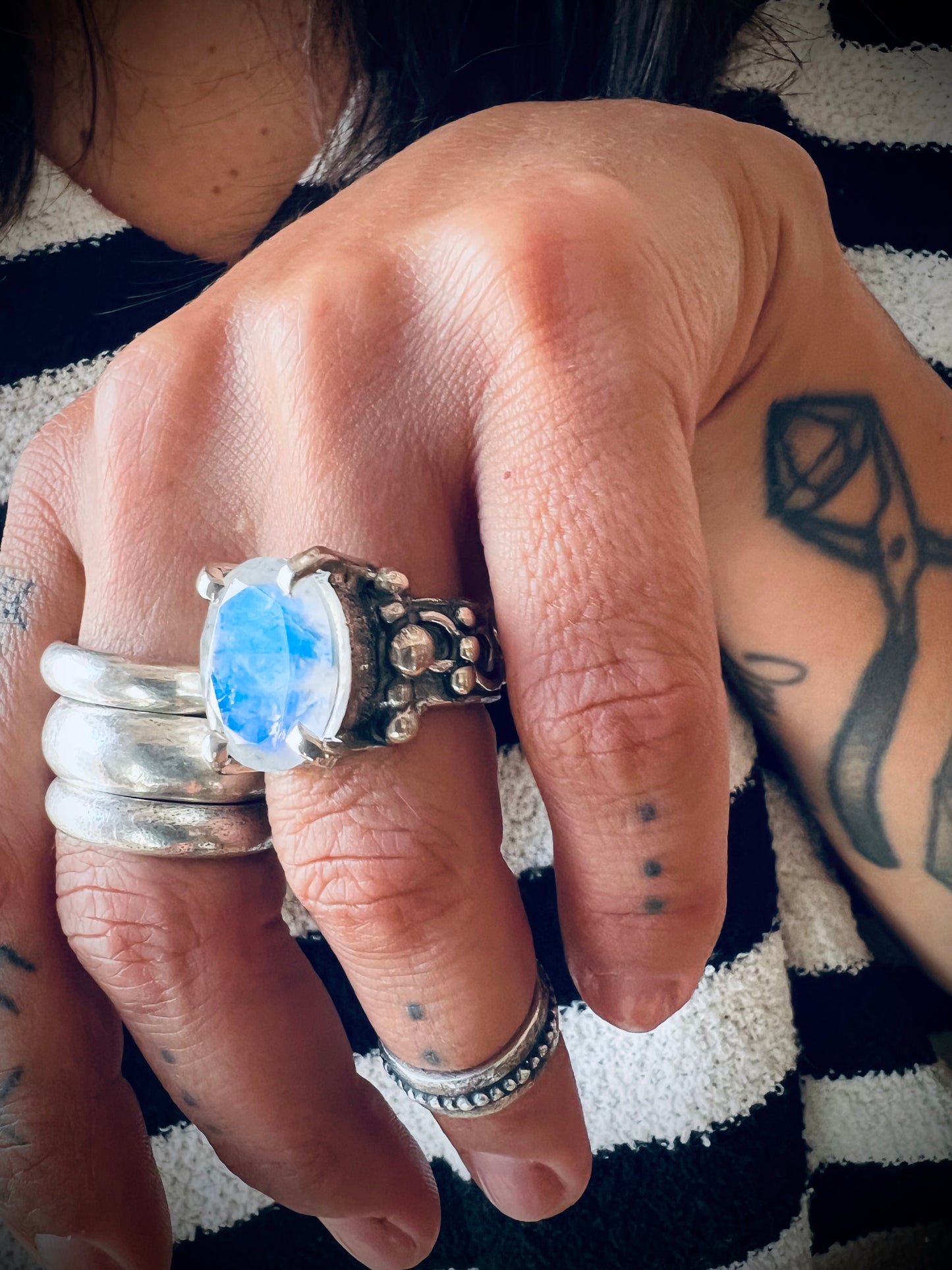 Anillo Pimp ovalado "chico" (Talla 13)