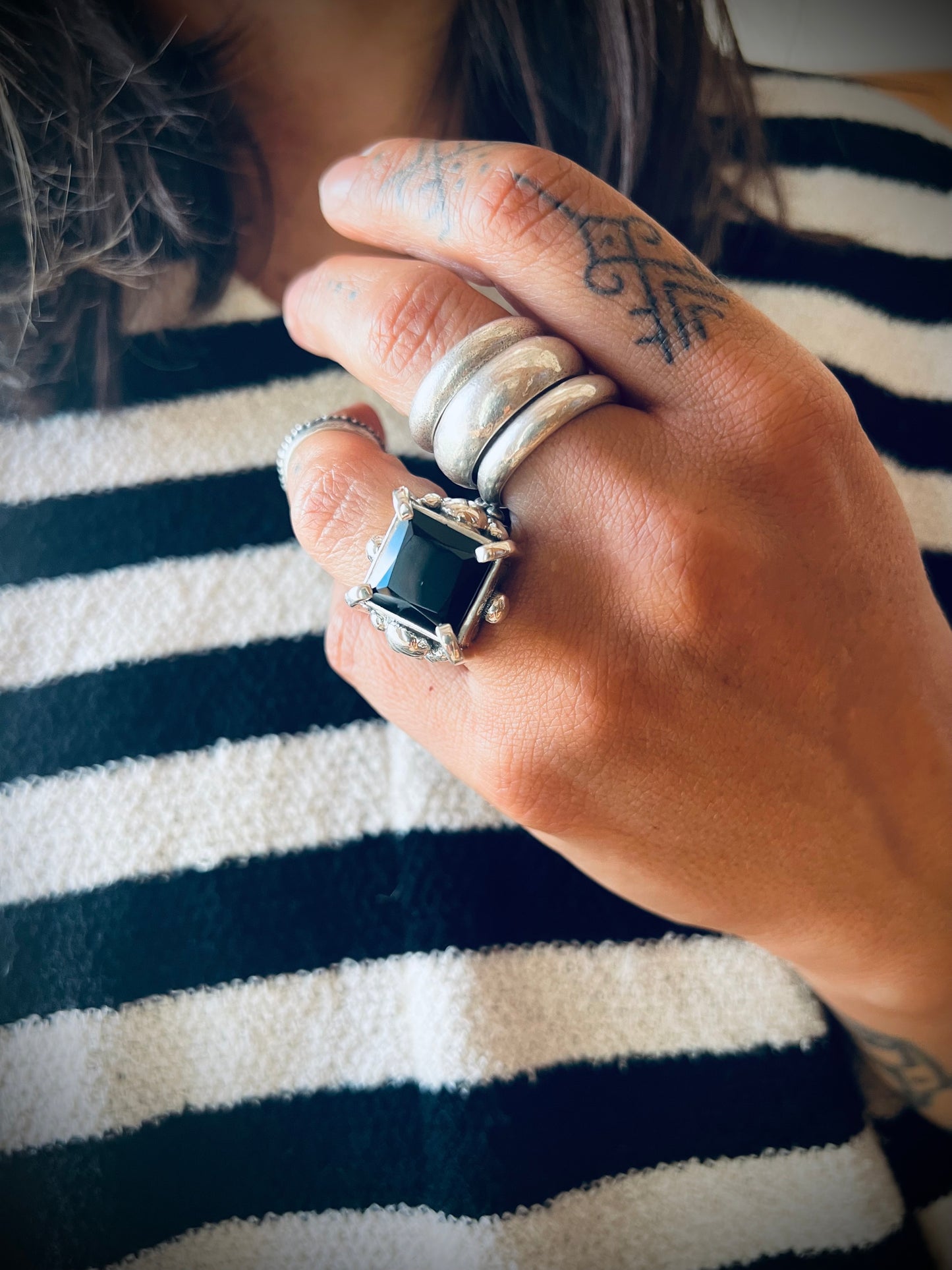 Anillo Pimp Cuadrado (Talla 14)