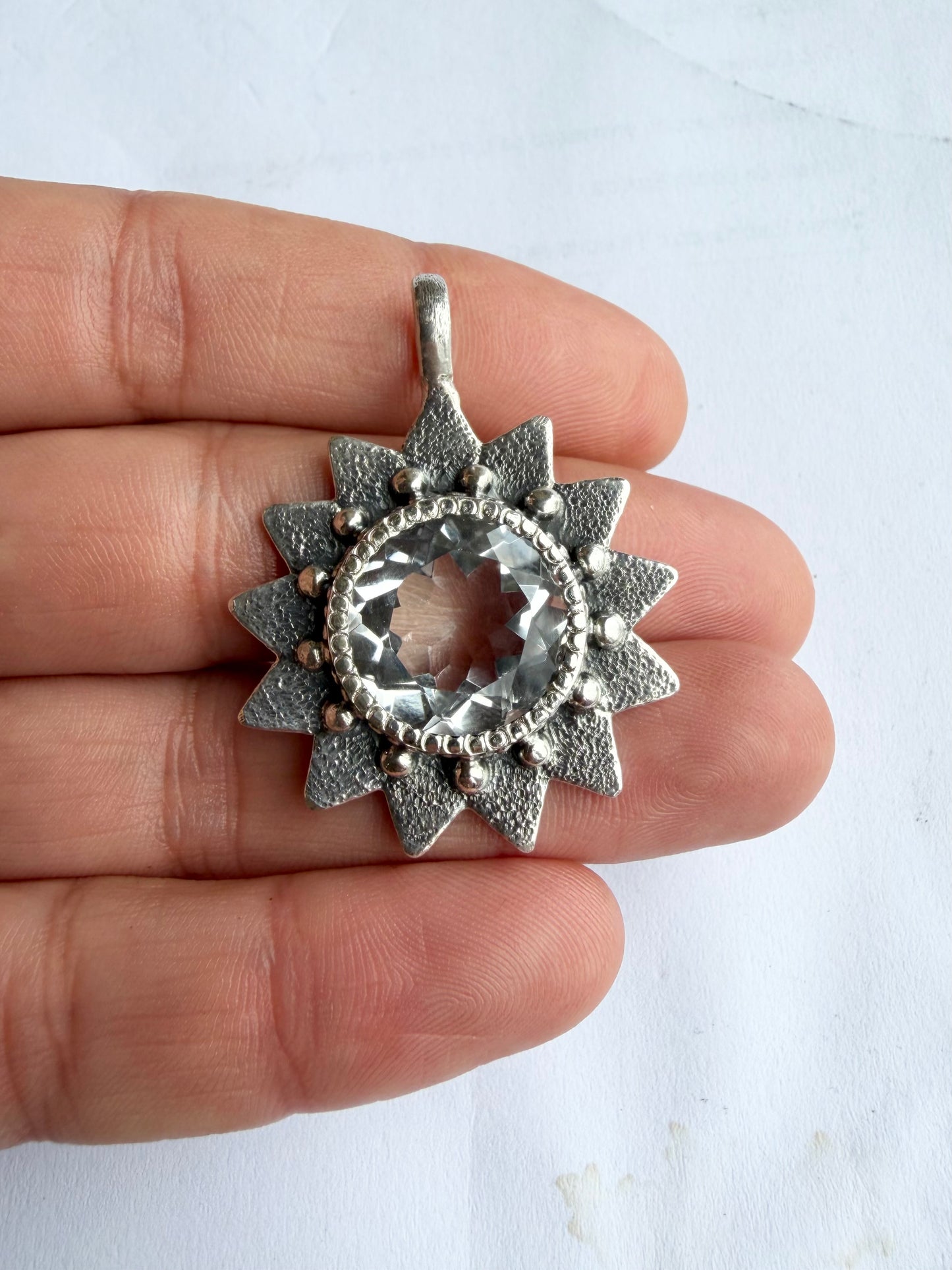 NEW! Colgante Tapachula (Cuarzo cristal)