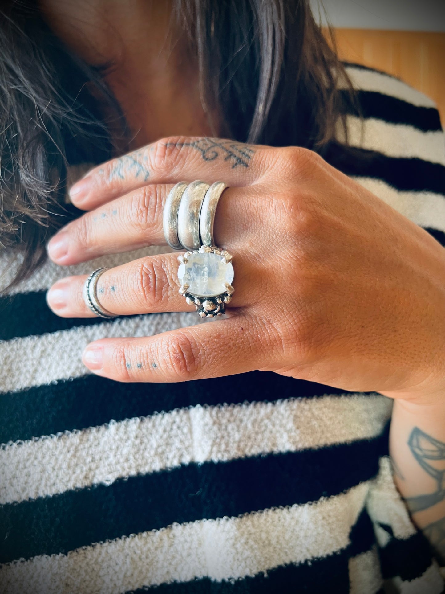 Anillo Pimp ovalado "chico" (Talla 13)