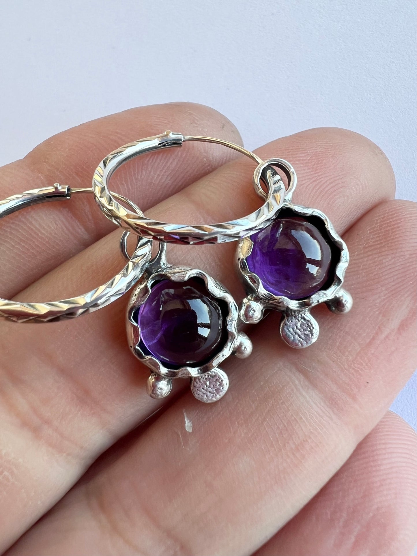 Aros Hyacinth , amatista