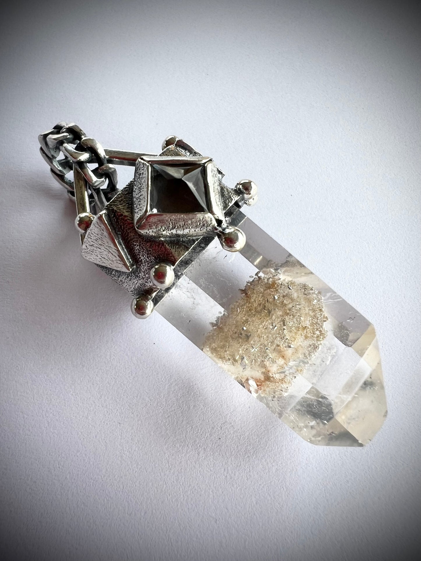 Colgante punta Quartz Beach