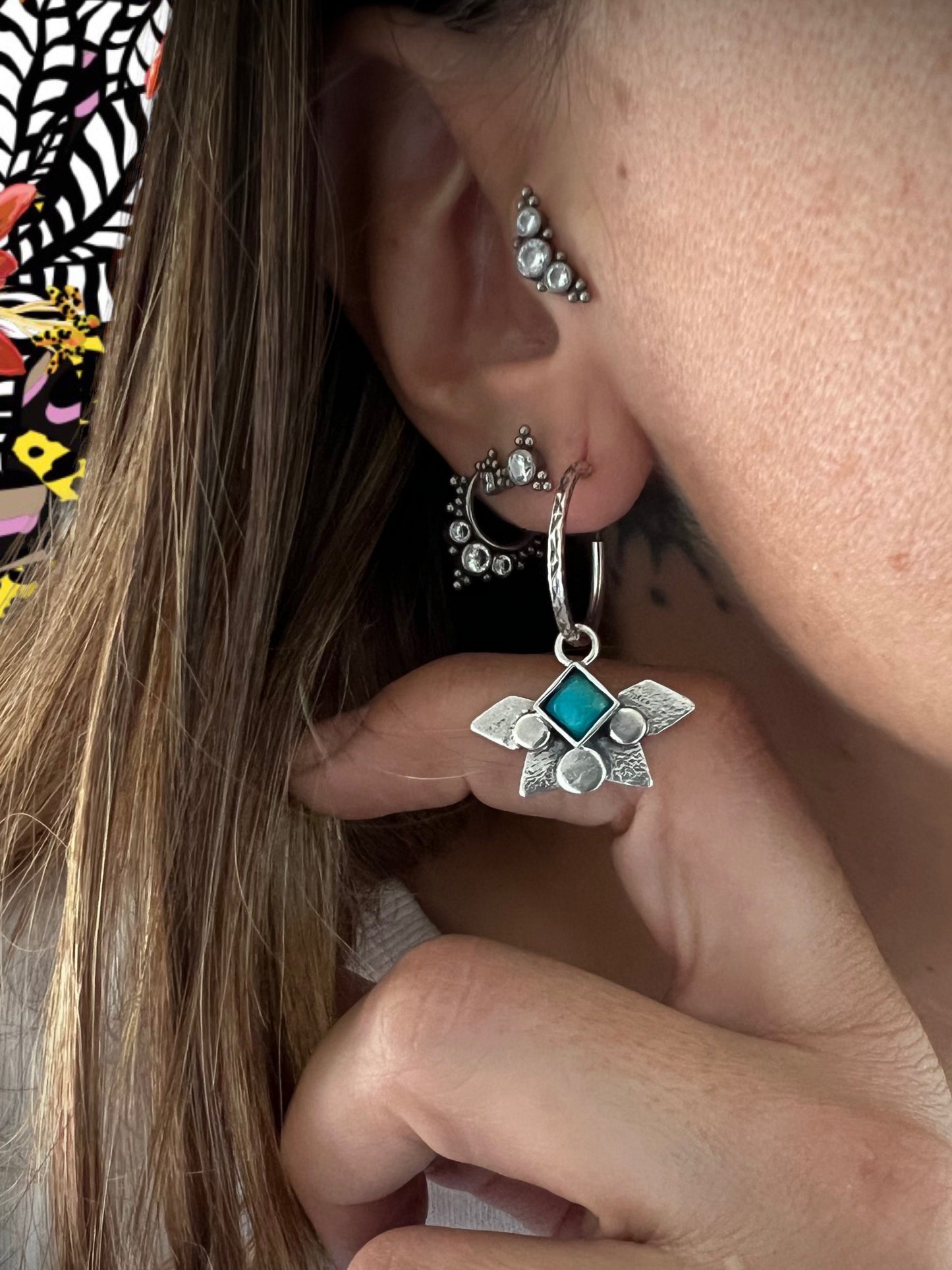 NEW! Aros Niulars Aguila - Onix Negro