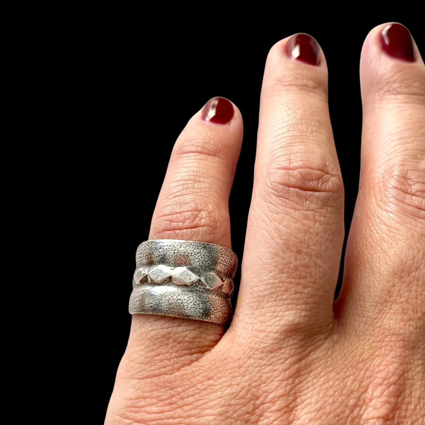 Anillo Media Caña Pua - Talla 15