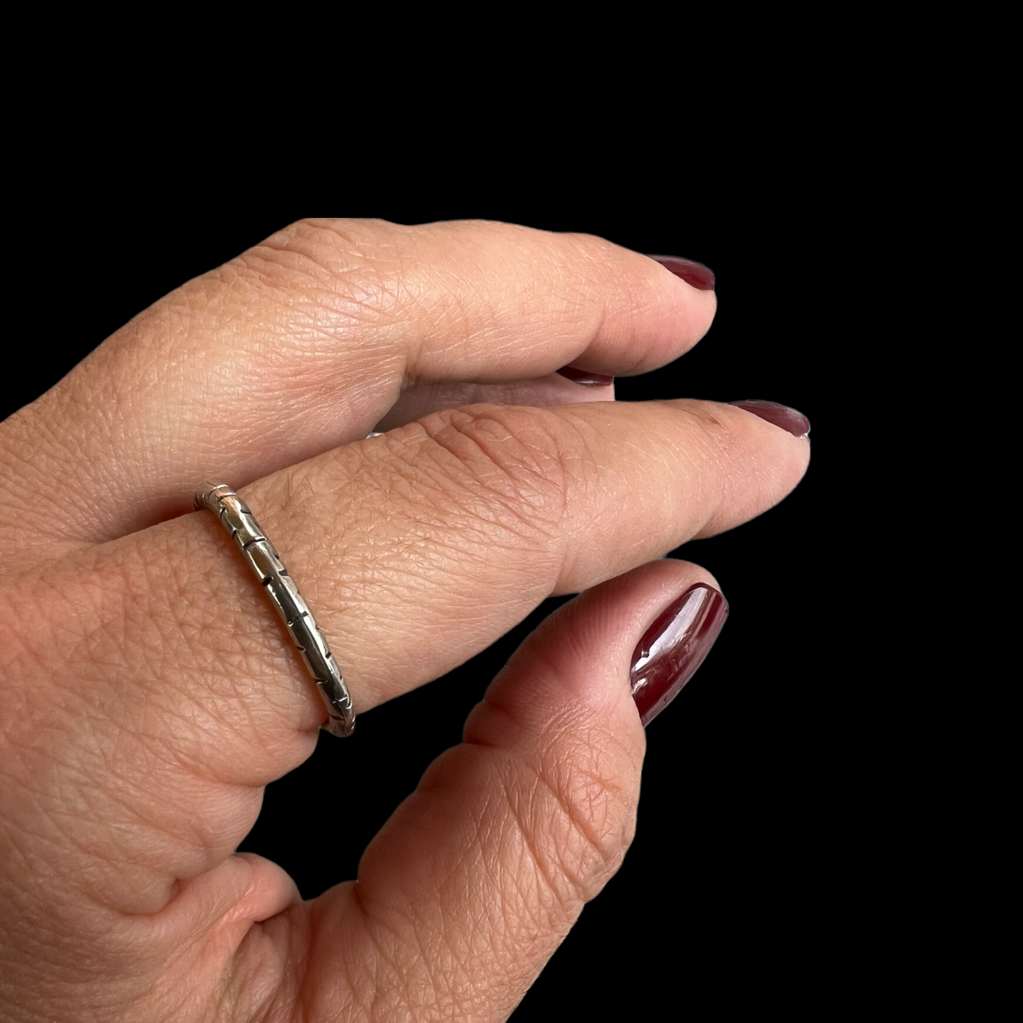 Anillo Argolla Cortes Talla 20