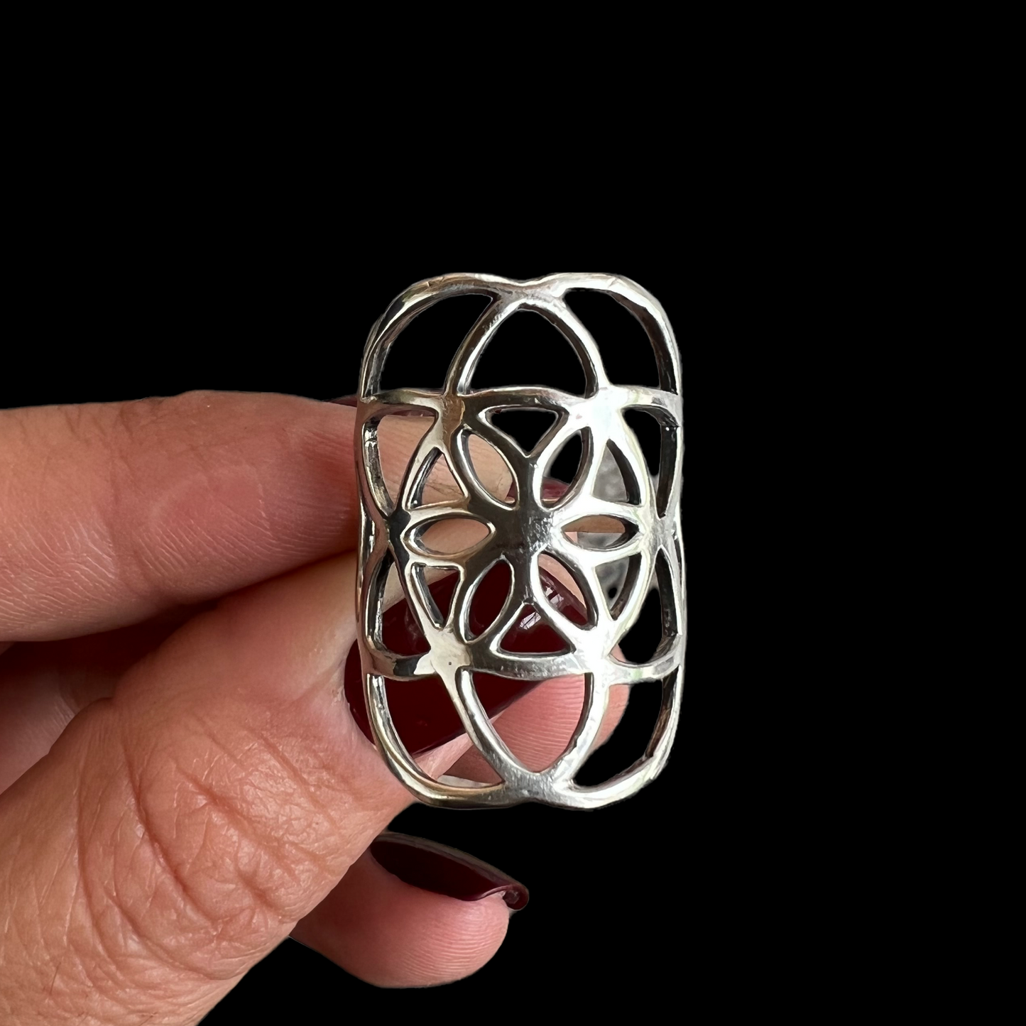 Anillo Semilla de la Vida Talla 12
