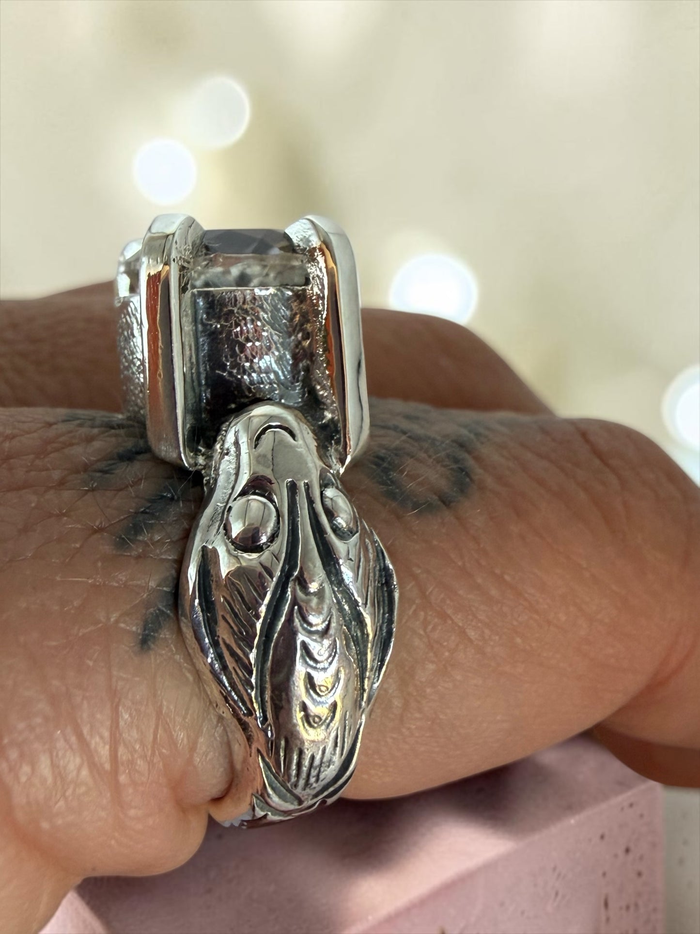 NEW! Anillo Snake Pimp - Talla 17