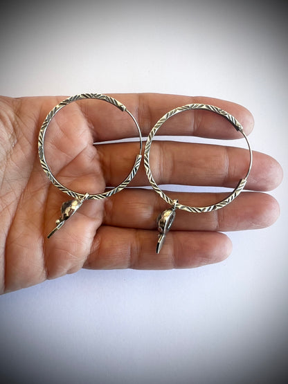 Aros Niulars zigzag diamante - Cuarzo cristal