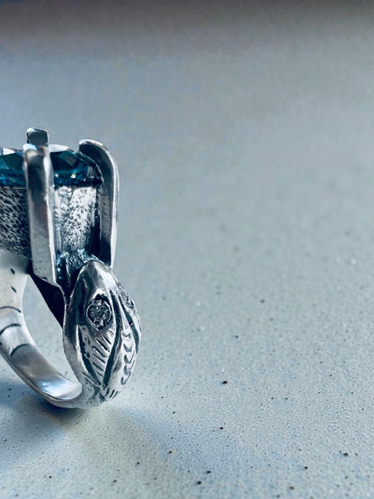 NEW ! Anillo Fancy Snake Pimp - Talla 15