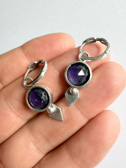 NEW! Aros Niulars Diamante (Amatista)