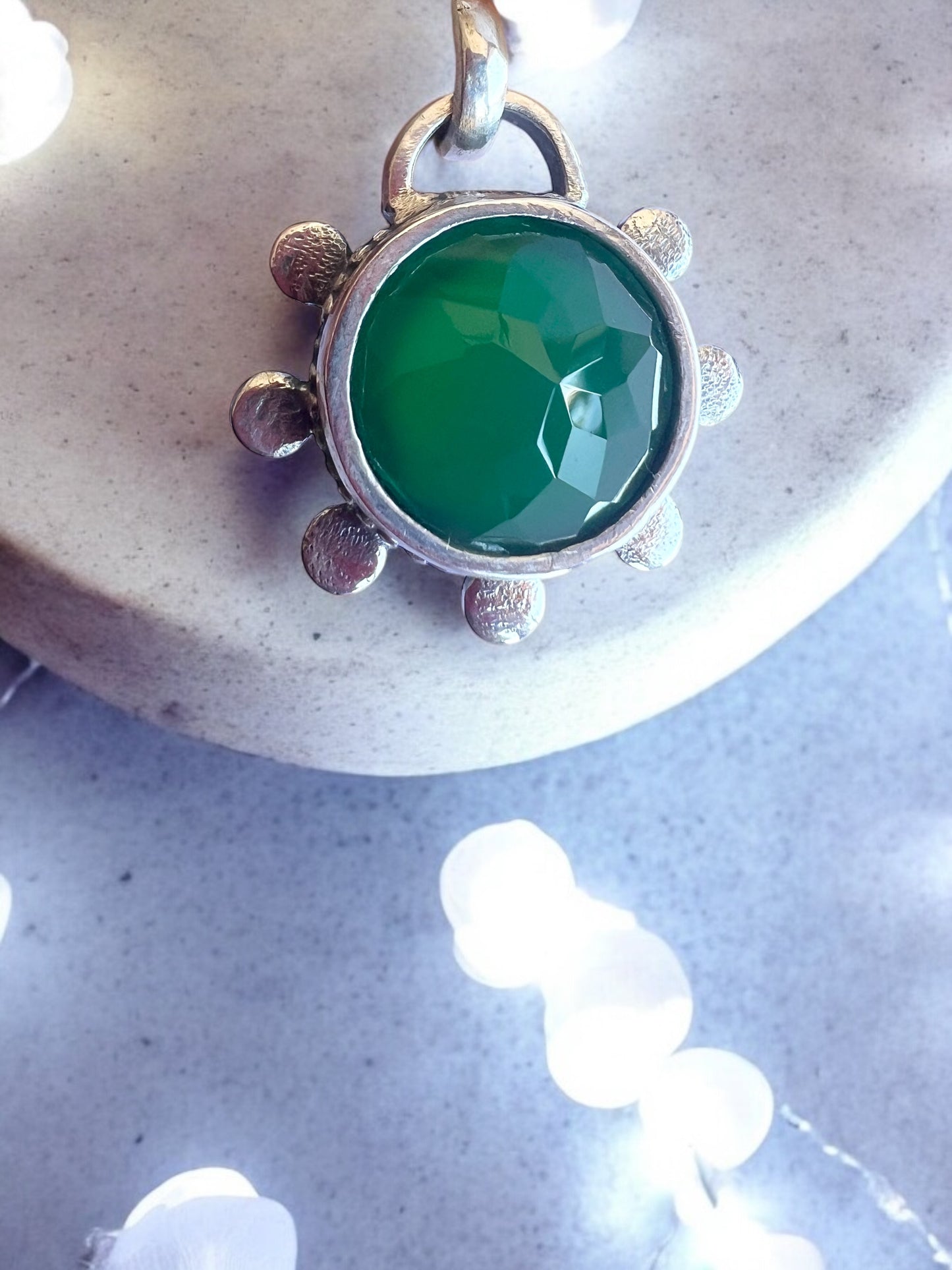 Colgante Roci - Ónix verde