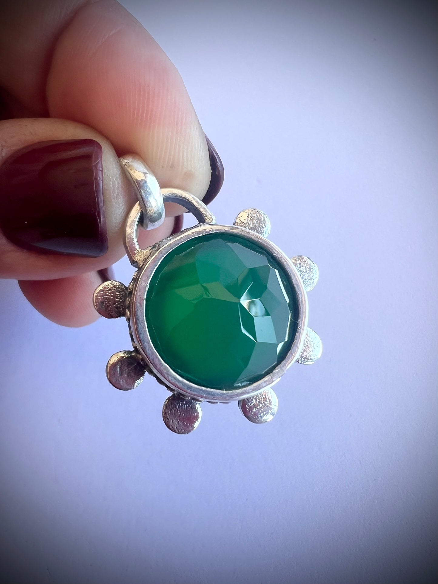 Colgante Roci - Ónix verde