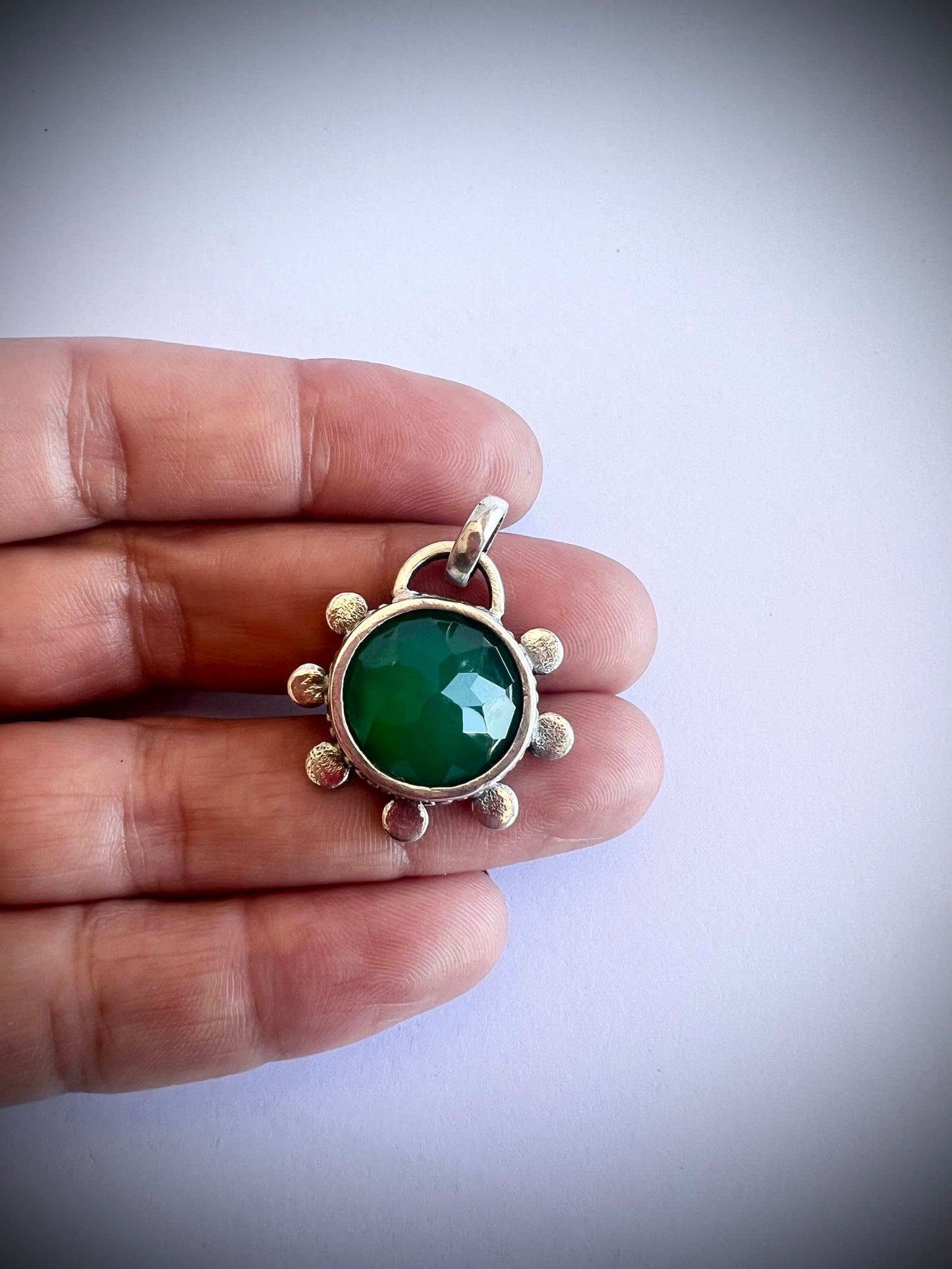 Colgante Roci - Ónix verde