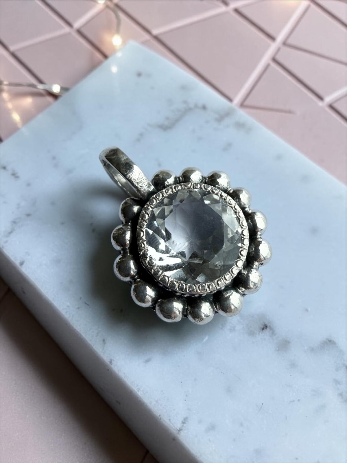 NEW! Colgante Charlis (Cuarzo cristal)