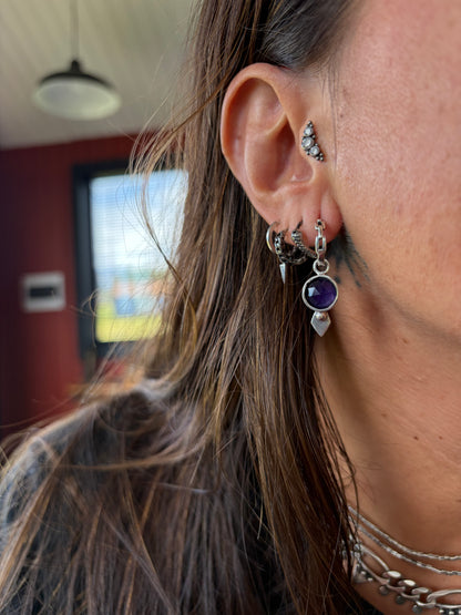 NEW! Aros Niulars Diamante (Amatista)