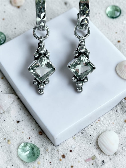 NEW! Aros “Santino” (Amatista verde)