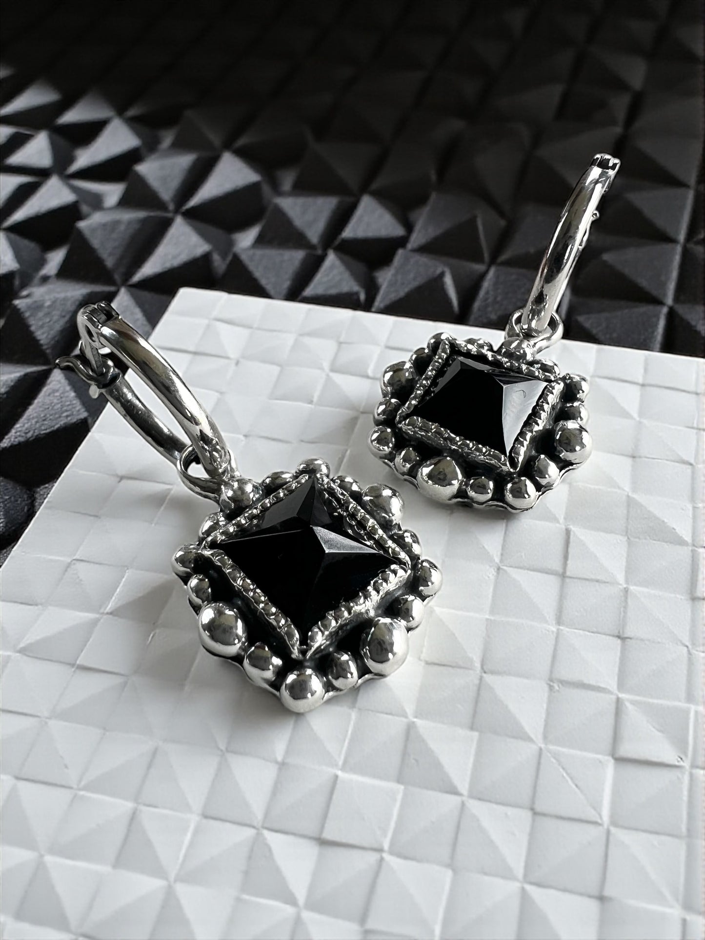 NEW! Aros Florencia - Ónix negro