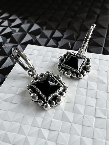 NEW! Aros Florencia - Ónix negro