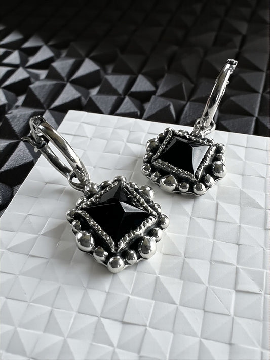 NEW! Aros Florencia - Ónix negro