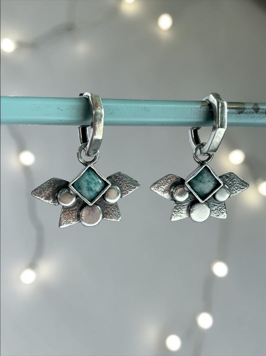 NEW! Aros Niulars Aguila - Amazonita