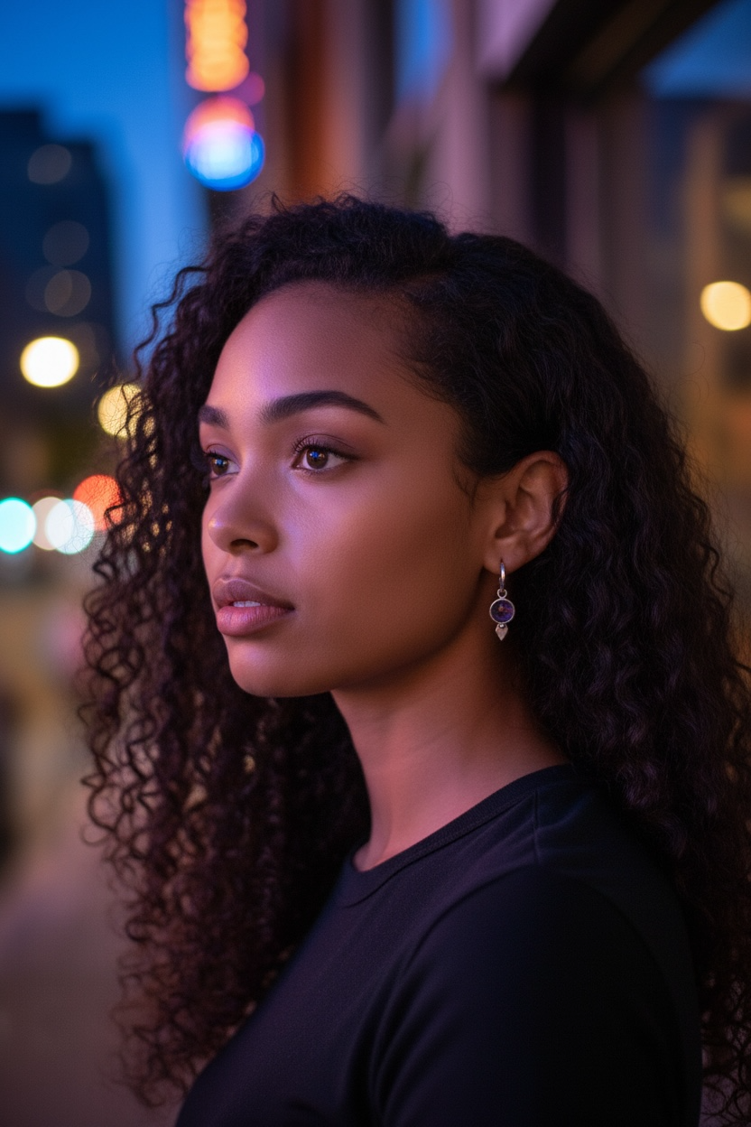 NEW! Aros Niulars Diamante (Amatista)