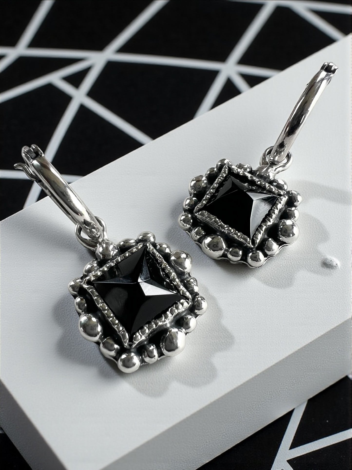 NEW! Aros Florencia - Ónix negro