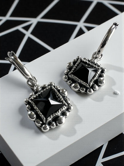 NEW! Aros Florencia - Ónix negro