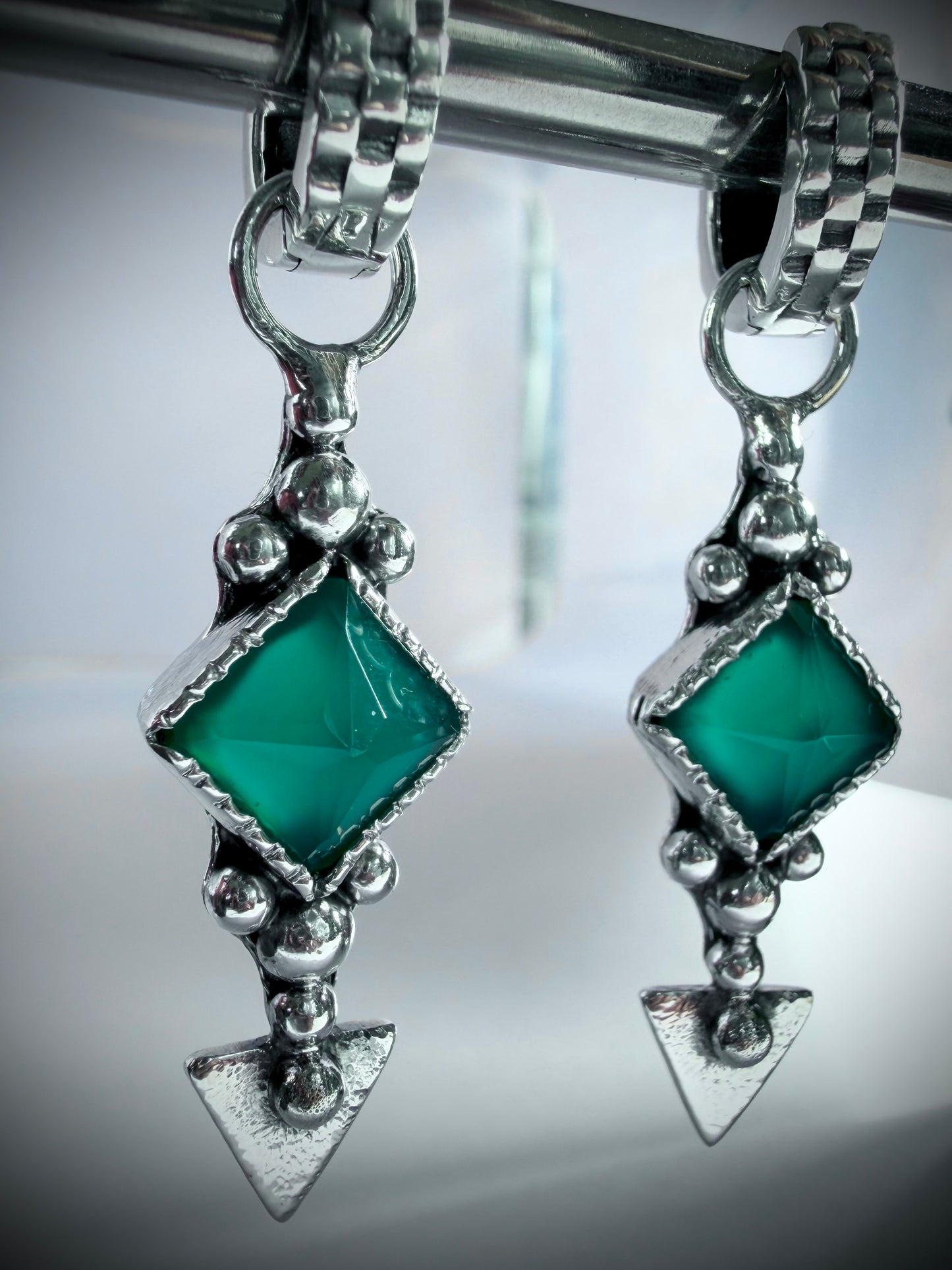 NEW! Aros “Santina” (Onix verde)