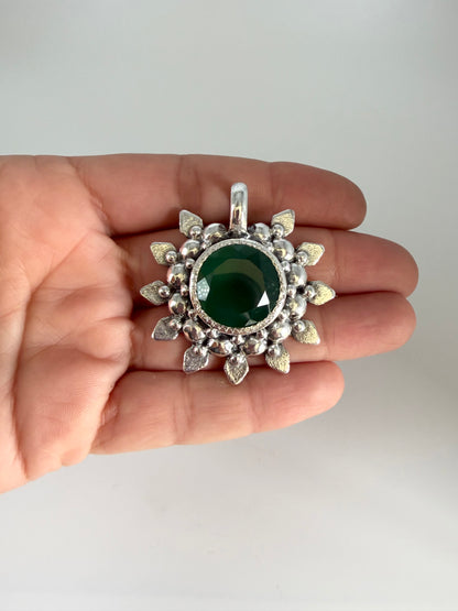 NEW! Colgante Tuxtla onix verde