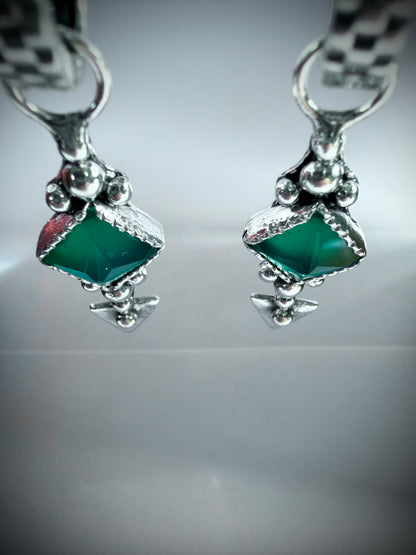 NEW! Aros “Santina” (Onix verde)