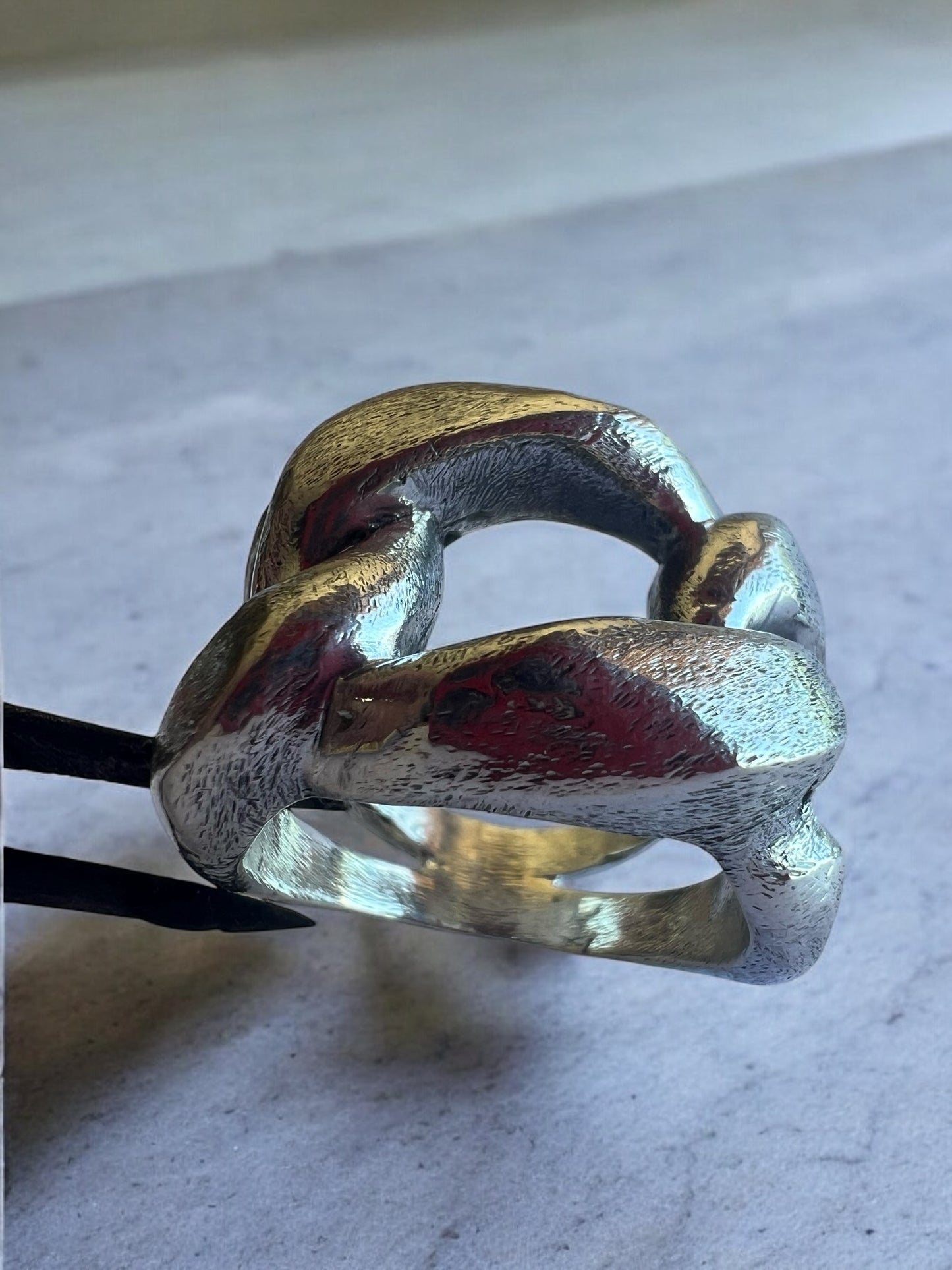 Anillo Big chain, talla 14