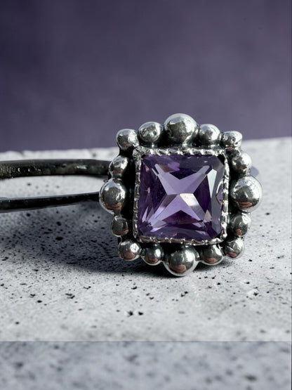 NEW! Anillo Flo - Talla 14 , Amatista