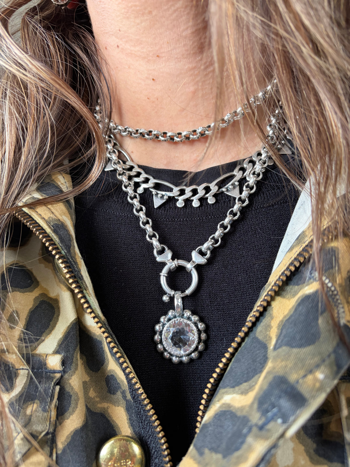 NEW! Colgante Charlis (Cuarzo cristal)