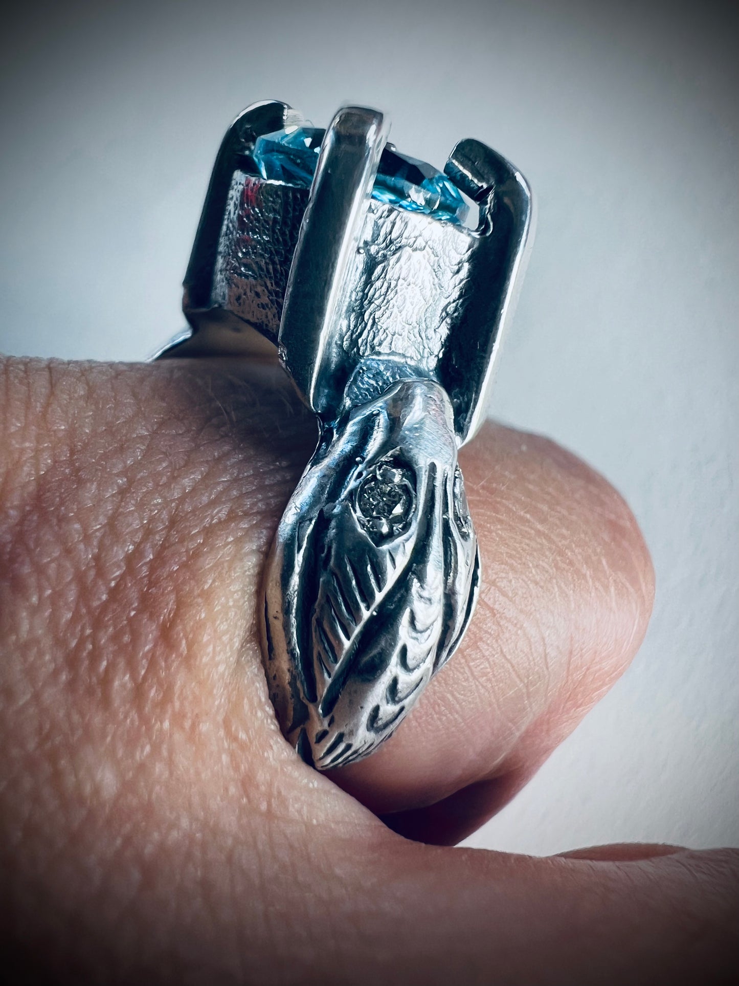 NEW ! Anillo Fancy Snake Pimp - Talla 15