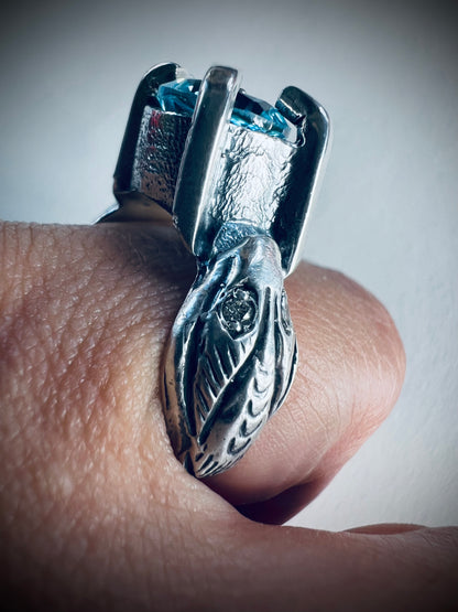 NEW ! Anillo Fancy Snake Pimp - Talla 15