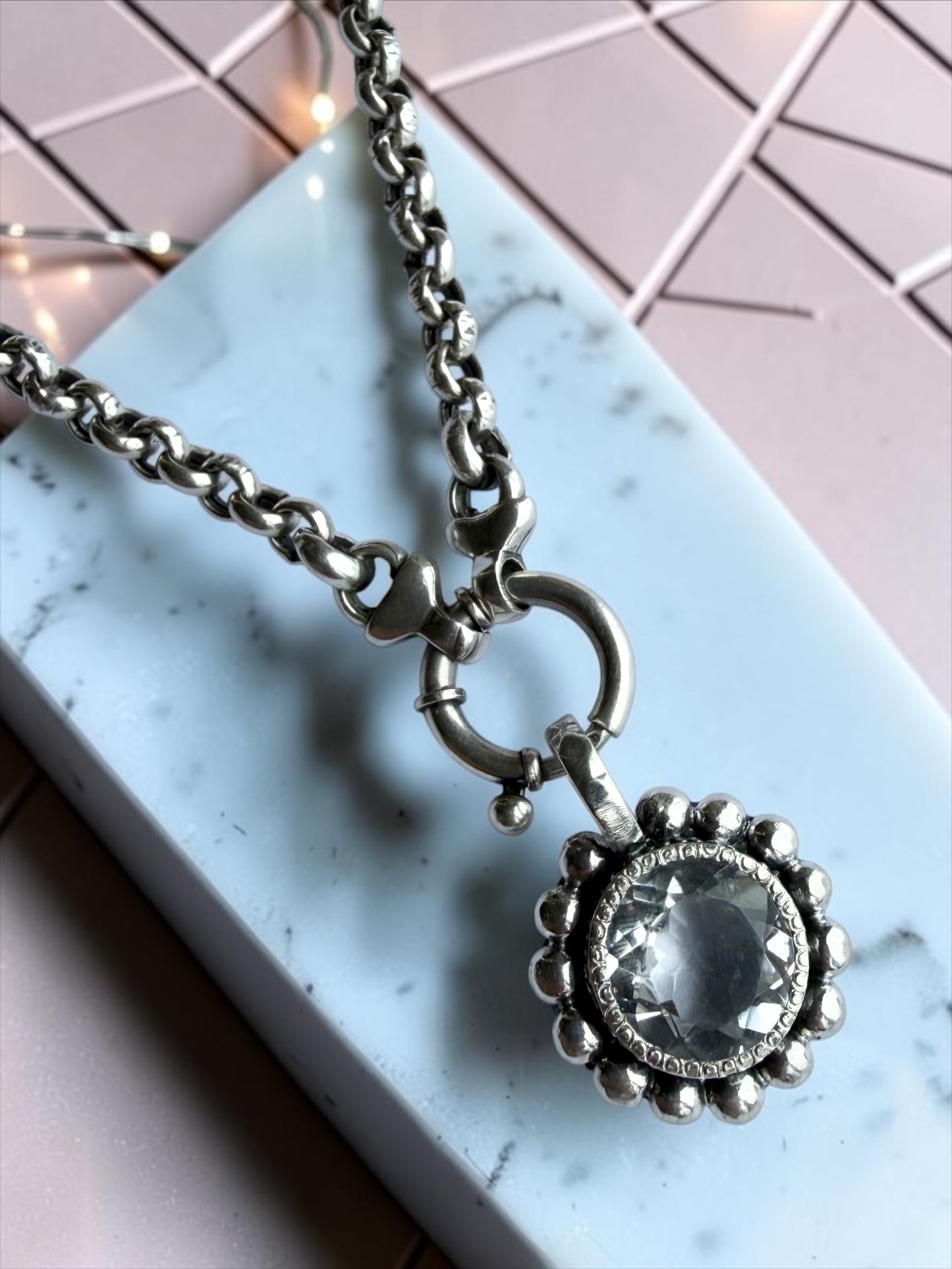 NEW! Colgante Charlis (Cuarzo cristal)