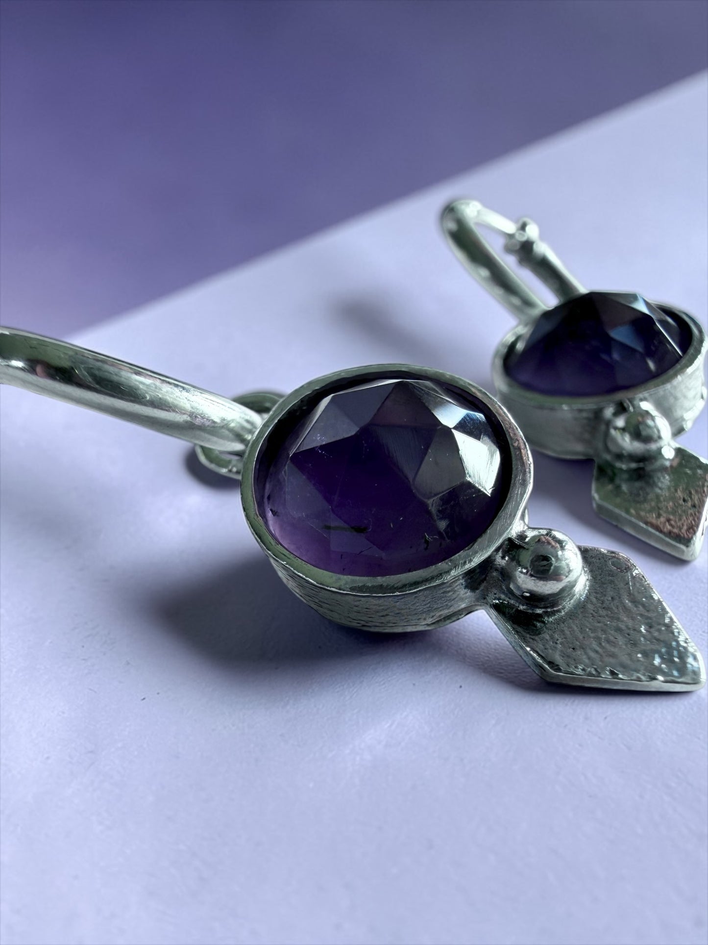 NEW! Aros Niulars Diamante (Amatista)