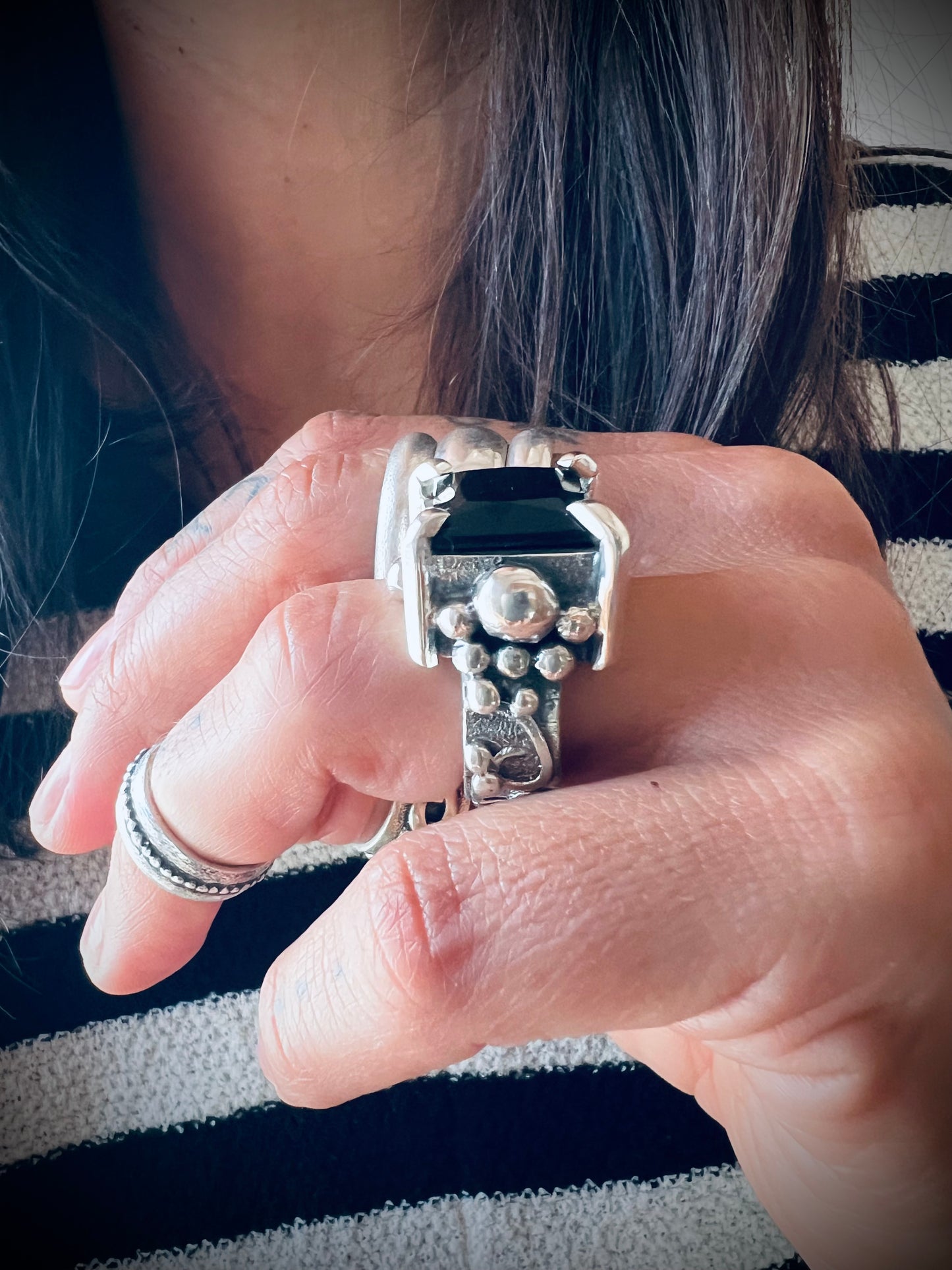 Anillo Pimp Cuadrado (Talla 14)