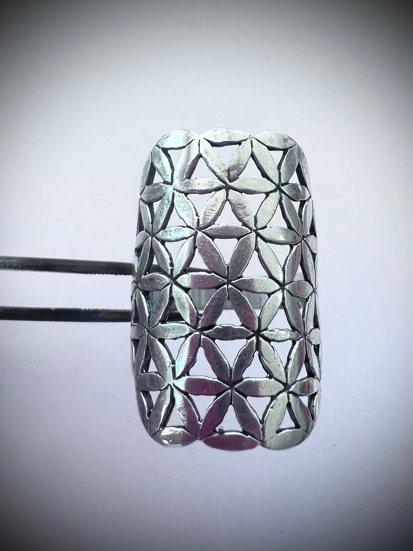 Anillo Flor de la Vida Talla 14