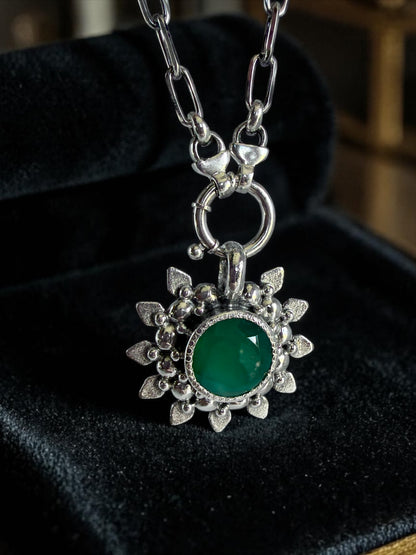NEW! Colgante Tuxtla onix verde