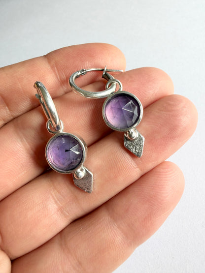 NEW! Aros Niulars Diamante (Amatista)