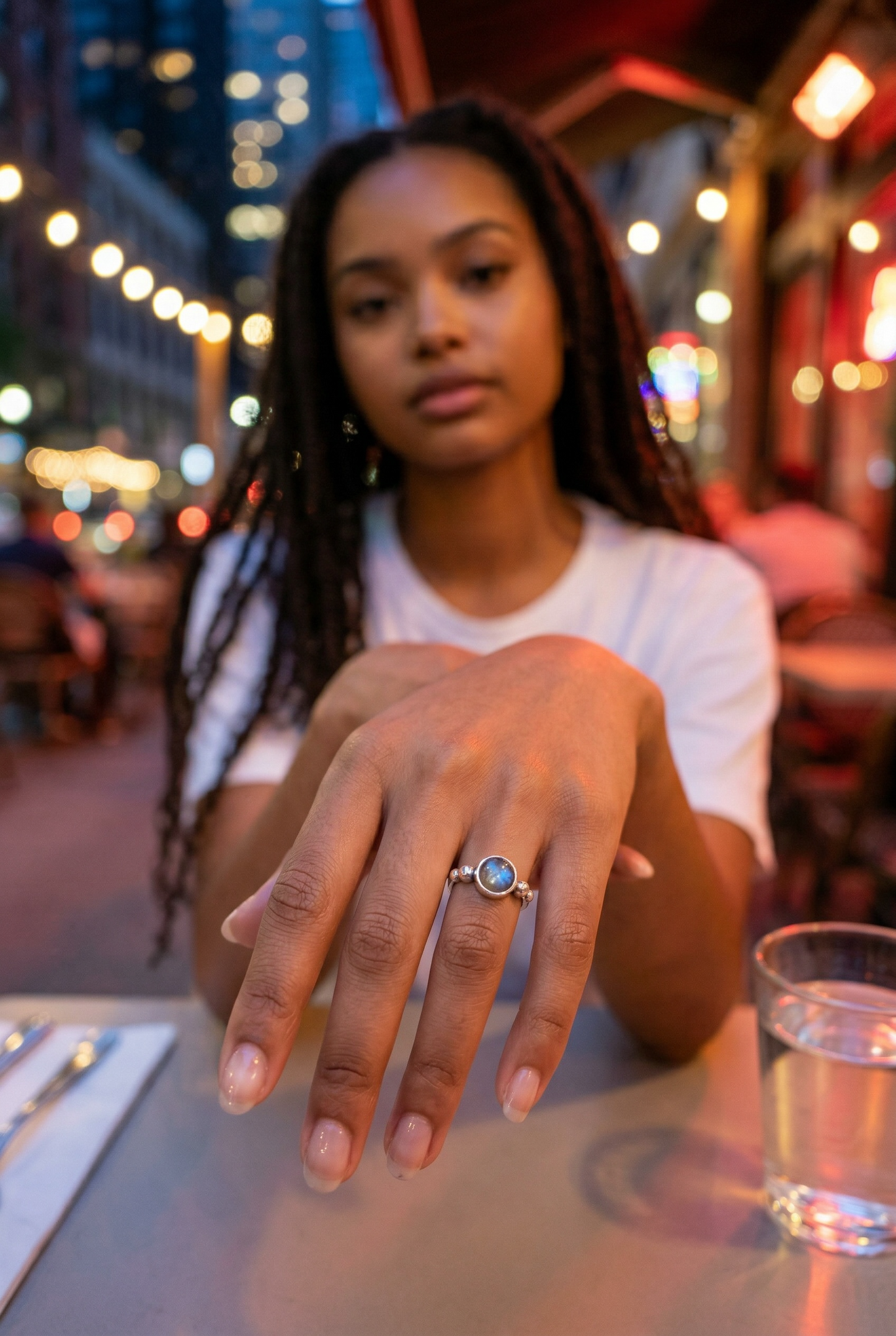 NEW ! Anillo Roberta B- Talla 13