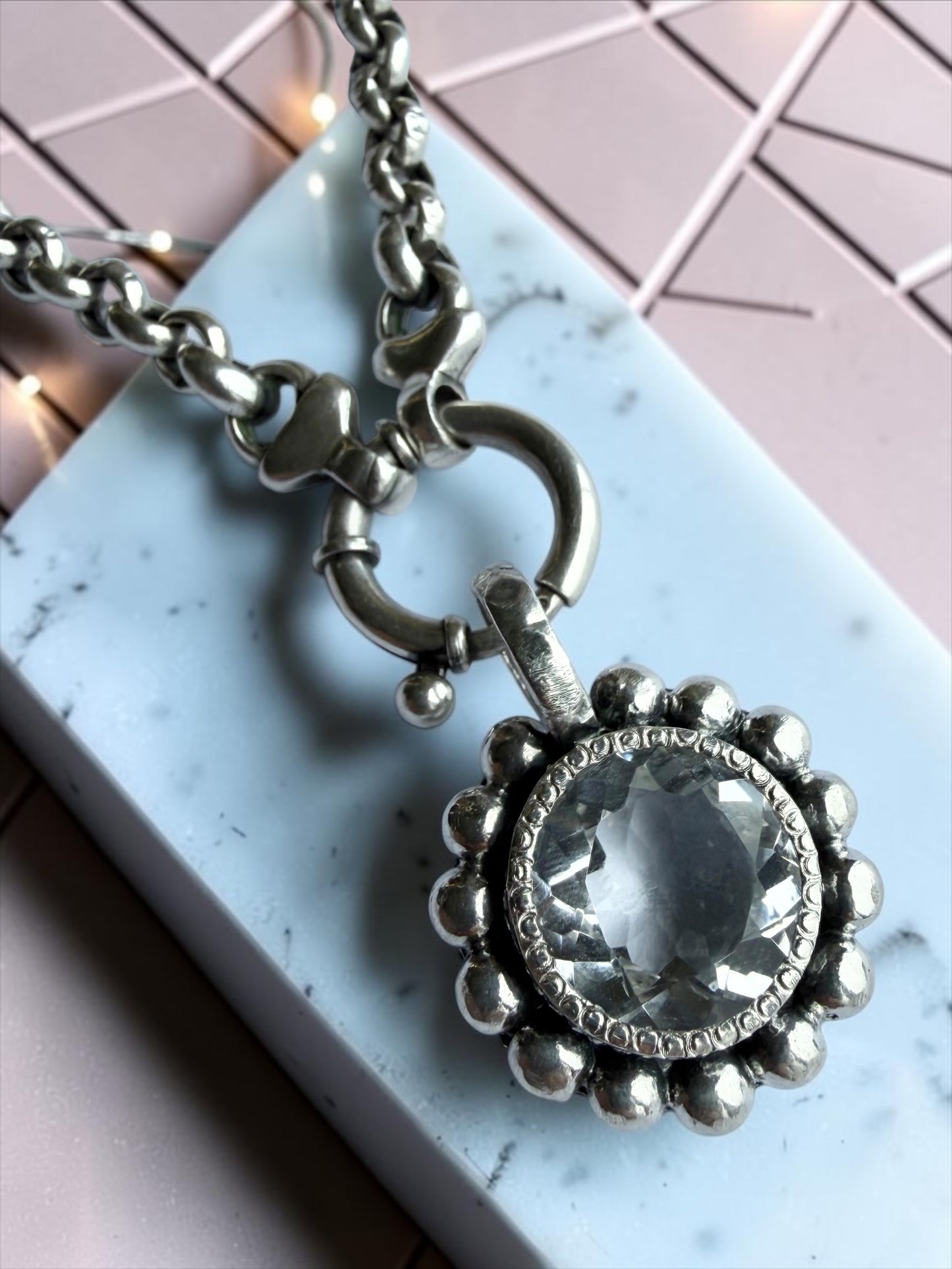 NEW! Colgante Charlis (Cuarzo cristal)