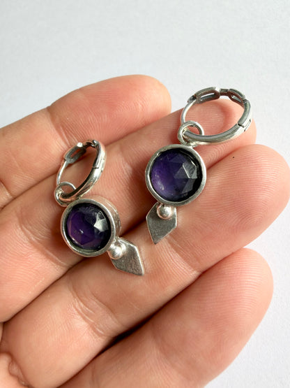 NEW! Aros Niulars Diamante (Amatista)